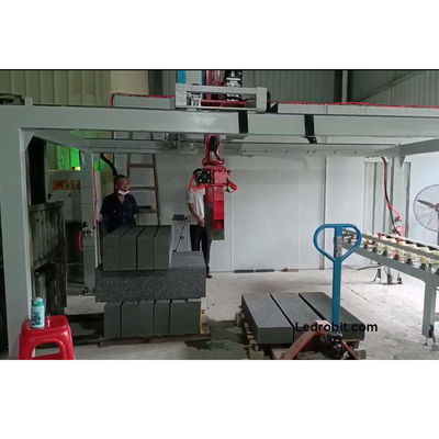 PLC سیستم بارگذاری و تخلیه خودکار Palletizer خودکار Clamps قابل تنظیم گیرنده انتهای