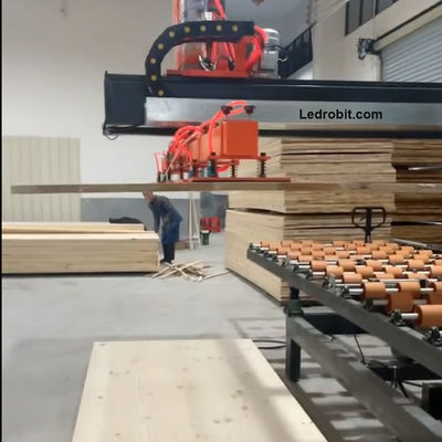 ناقل بارگیری چوبی کاملا خودکار CNC Loading Unloading Conveyor System