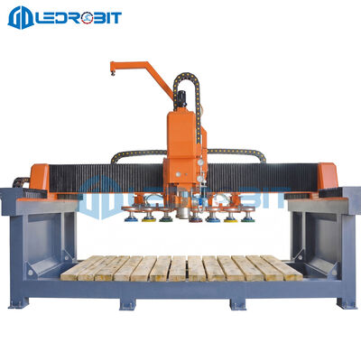ماشین پولیش سنگ CNC با سفتی بالا با 3200 × 1500 میلی متر حداکثر اندازه پردازش و دو محور Y محور برای پردازش دقیق سنگ